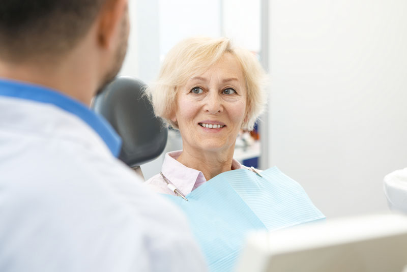Dental Patient About To Undergo A Periodontal Procedure