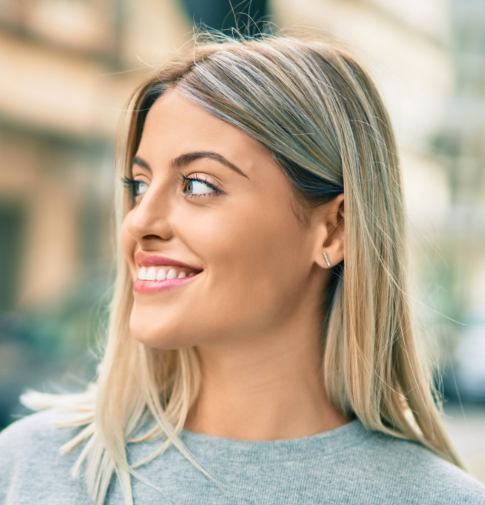 whitening patient after procedure